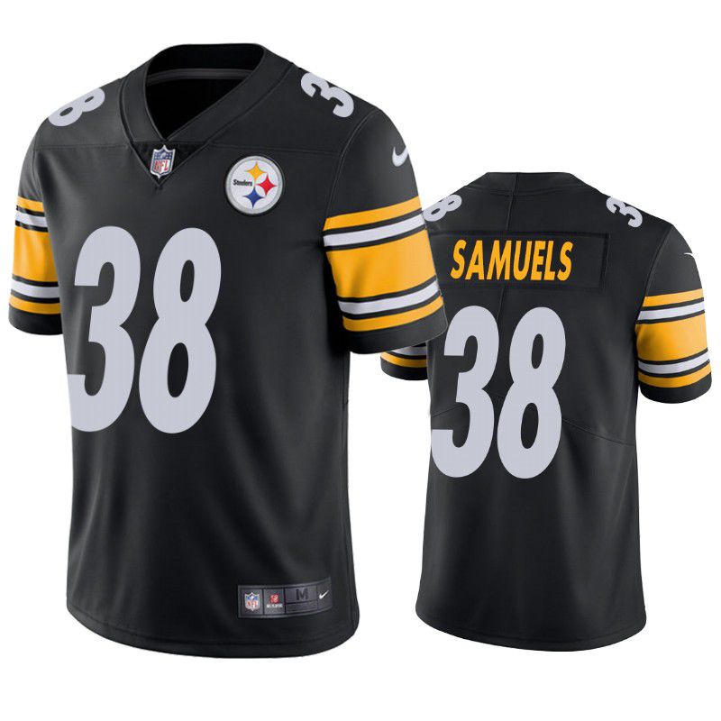 Men Pittsburgh Steelers #38 Jaylen Samuels Nike Black Limited NFL Jersey->pittsburgh steelers->NFL Jersey
